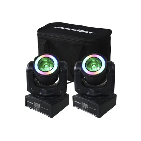 Cabeza Movil Led Beam Aro 1x60w Rgbw 12pz Smd Rgb Pack 2 SET2