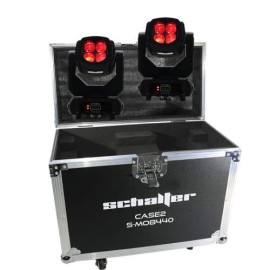 Case O Estuche Con 2pz Cabeza Movil Beam Multibeam Led 4x40w