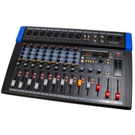 Mezcladora Audio Profesional 8 Canales Dsp Bluetooth Mixer
